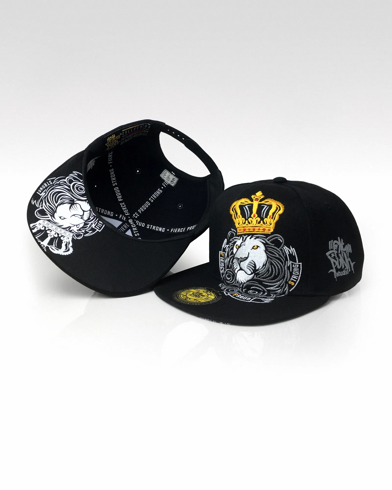 Fat Punk Studio embroidered King Lion cap
