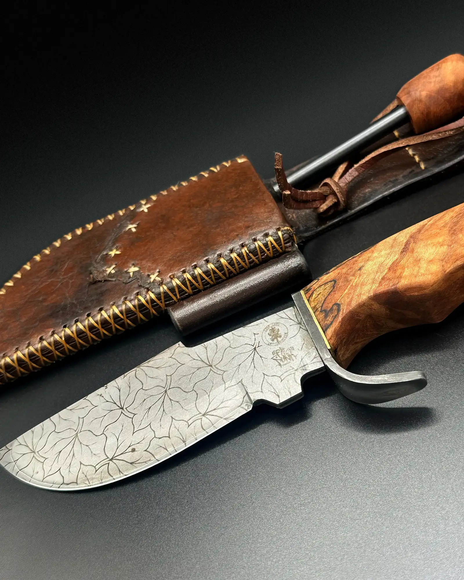 Oliver Harvey vs Fat Punk Studio black denim bib apron