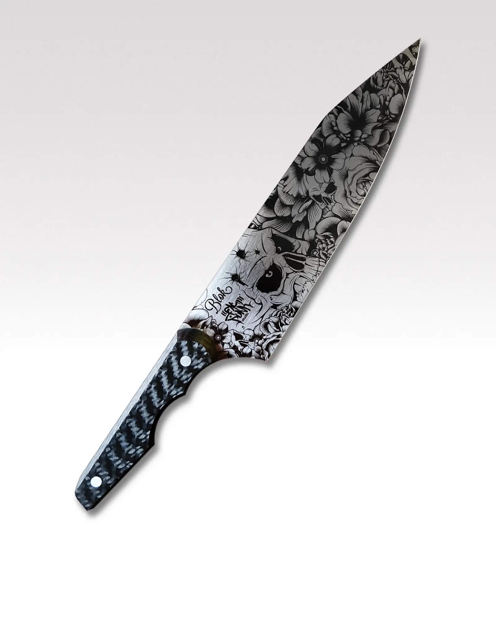 Leaves San Mai Frontiersman knife - Fat Punk Studio vs Goonigans